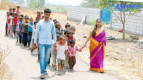 Compassion in Action: Bhosale Couple Supports Tribal Children’s Future