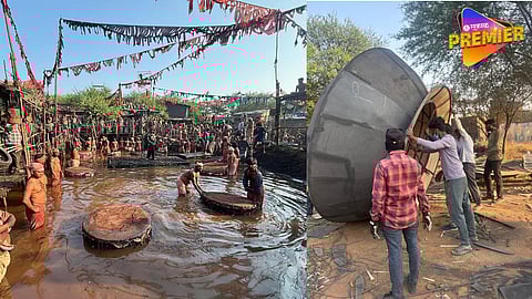 नानीच्या आगामी द पॅराडाईज सिनेमासाठी उभारण्यात आलाय भव्य सेट ! 60 घरे, 100 टँकर पाणी आणि 2.5 एकरांचा परिसर