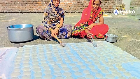 Summer Brings Traditional Dry Food Preparation