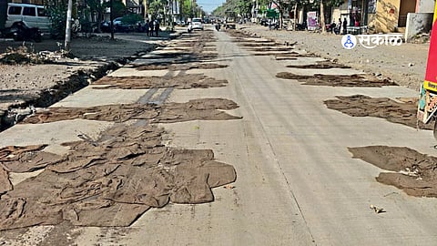 Relief From Dangerous Potholes in Beed