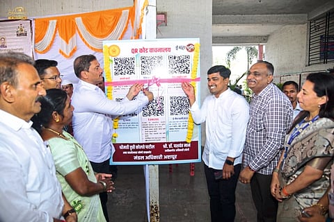 सांगवी सांडस येथील रस्ता अखेर खुला