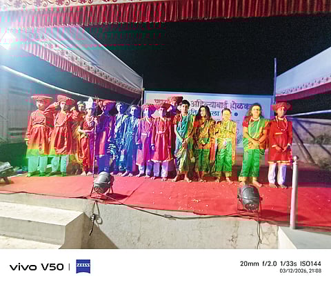 रानमळा शाळेच्या विद्यार्थ्यांचा कलाविष्कार