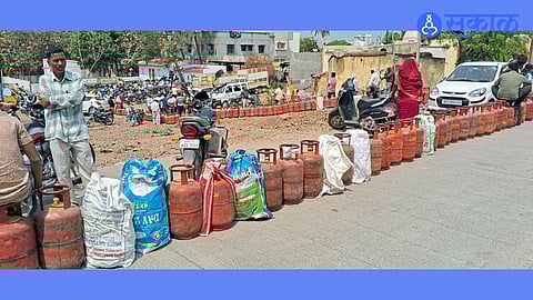 Phaltan LPG Gas Shortage