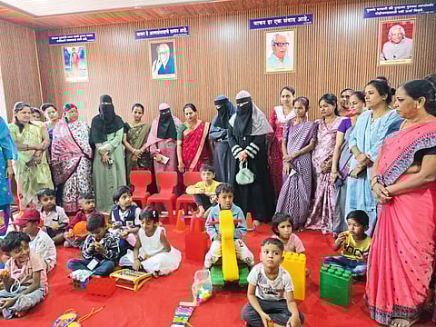 बेल्हे शाळेत पहिलीच्या
पूर्वतयारी वर्गाचा प्रारंभ