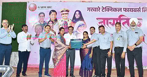 वाई:-गरवारे टेक्निकल फायबर्सतर्फे जागतिक महिला दिन उत्साहात.