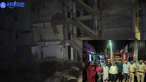 Tragedy Averted in Sadashiv Peth as Building Collapses, Residents Safe