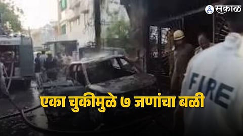 A devastating fire engulfs a residential building in Indore, reportedly triggered by a short circuit during electric vehicle charging, resulting in multiple casualties.