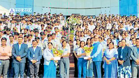 Students celebrating YIN election results