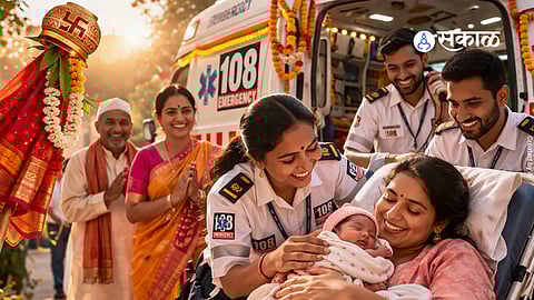 Emergency team conducts safe delivery