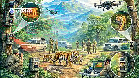 forests capturing tiger movements.