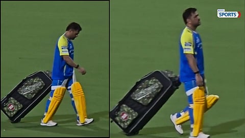 MS Dhoni knee injury update IPL 2026 practice session