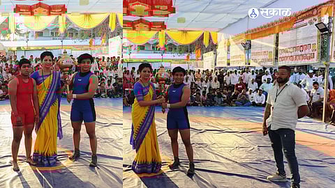 Sonali Mandlik Wins Wrestling Title