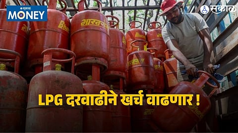 Commercial LPG cylinders stacked for distribution as prices surge across major Indian cities due to global energy crisis.