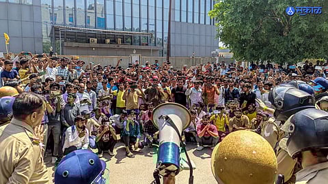 Workers refuse to return without salary hike unrest in Noida intensifies