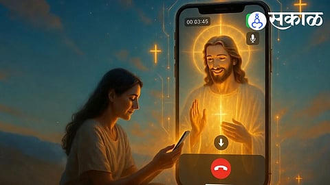 How to Make a Video Call with AI Jesus god