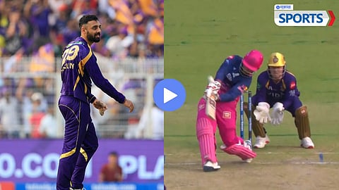 Varun Chakravarthy dismissed Vaibhav Sooryavanshi