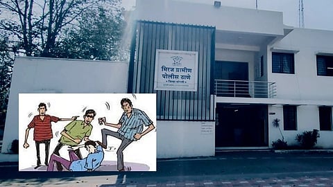 Miraj mob beating incident near police station