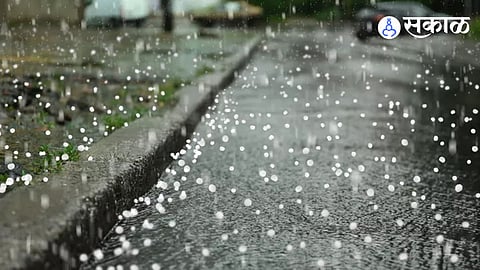 Heavy rain and hailstorm