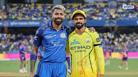 Chennai Super Kings players wearing black armbands