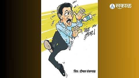 The 'Troubleshooter' in Trouble: Satirical Take on Girish Mahajan’s Worli Incident