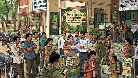 Nagpur News: मचाण अनुभवासाठी दर्दी निसर्गप्रेमींची गर्दी; ‘निसर्ग अनुभव’ बुकिंग काही मिनिटांतच हाऊसफुल्ल