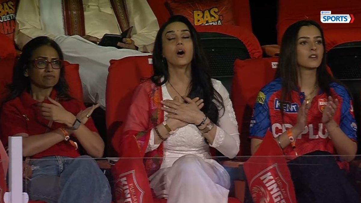 Preity Zinta’s reaction when Shreyas Iyer survived the LBW