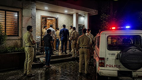 Kolhapur police gaganbawda Lodge Raid