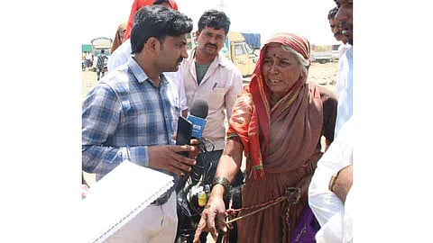 Article on Drought situation at Tuljapur Aurangabad