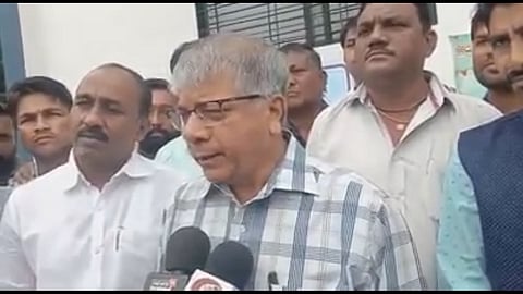 vidhan sabha 2019 adv prakash ambedkar reaction after voting Akola