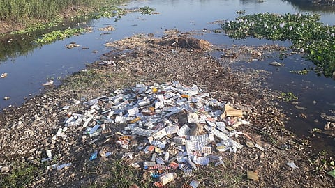 इंद्रायणी नदीला जैव कचर्याचे ग्रहण!