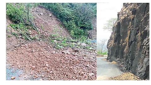 सिंधुदुर्गातील वर्दळीचा करूळ घाट धोकादायक