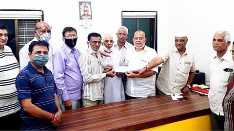 A donation of Rs 11 lakh has been made for the renovation of Jain sthanak at Nevasa.jpg