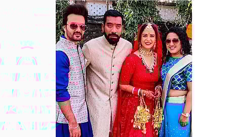 Actress Mona Singh married with Shyam yesterday