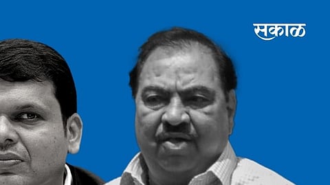 Eknath Khadse and Devendra Fadnavis