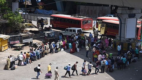 migrants at Thane