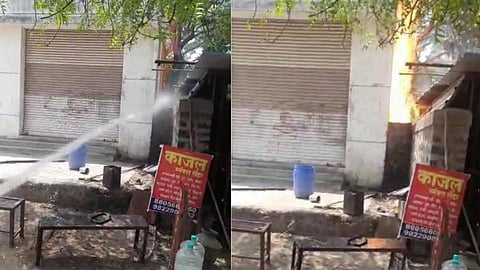 Fire at MNGL line in Ambegaon