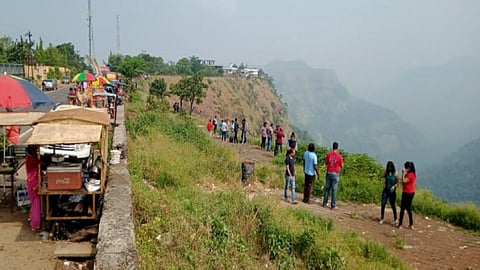 tourists in
