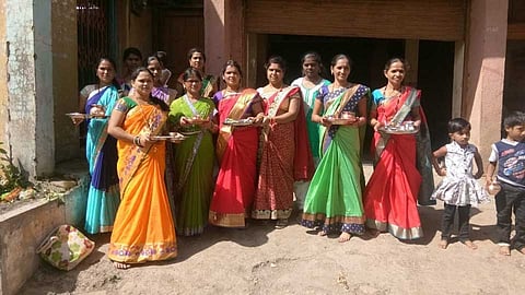 Women and girls celebrated Festival of Hartalika