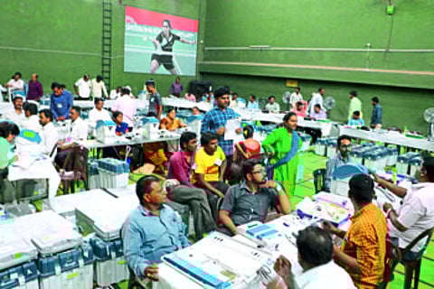 Loksabha 2019 : चार हजार "ईव्हीएम' यंत्रे झाली "सील'