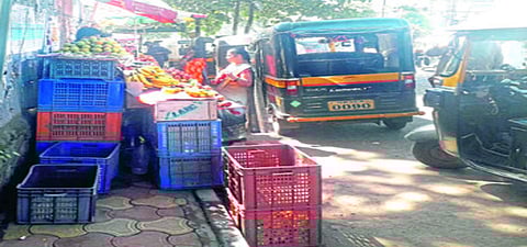 The Encroachment On The Sidewalk Increased