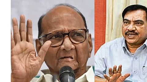 eknath khadse and sharad pawar