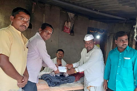 25 thousand assistance from Mauli family to Tukaram Maharaj Zirpe of Rawatale Kurudgaon