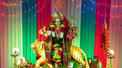 Mandap-Penndel during Navratri