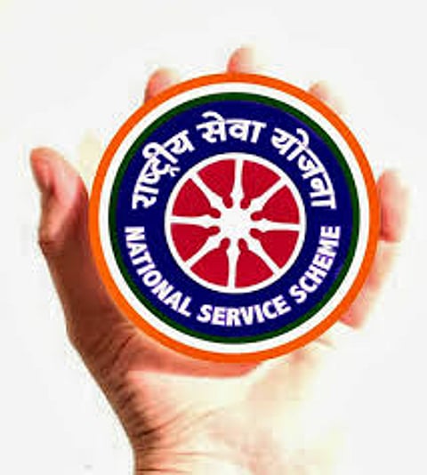 Clothes were presented to the tribal brothers on behalf of the National Service Planning Department of Sangamner College