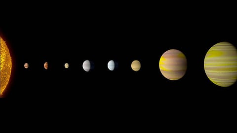 Five planets in a single line; Will come together from today, will another see in 2040