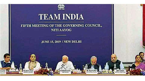 निती आयोगाची बैठक.