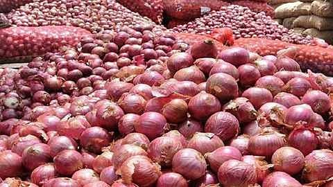 Onion prices fell.