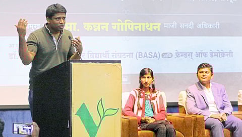 Kannan Gopinathan says the government is implementing a hidden agenda