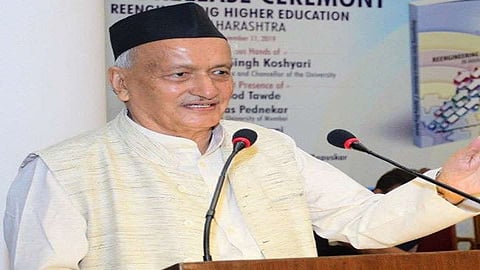 Politicians break India united by saints said Governor Koshyari