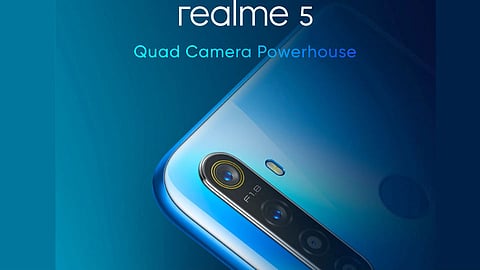 4 कॅमेरा असणारा Realme 5 लाँच